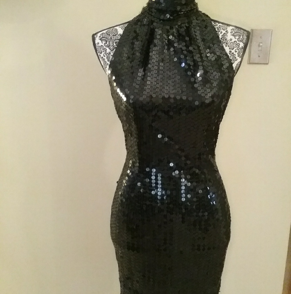 Shimmering sexy cocktail dress
